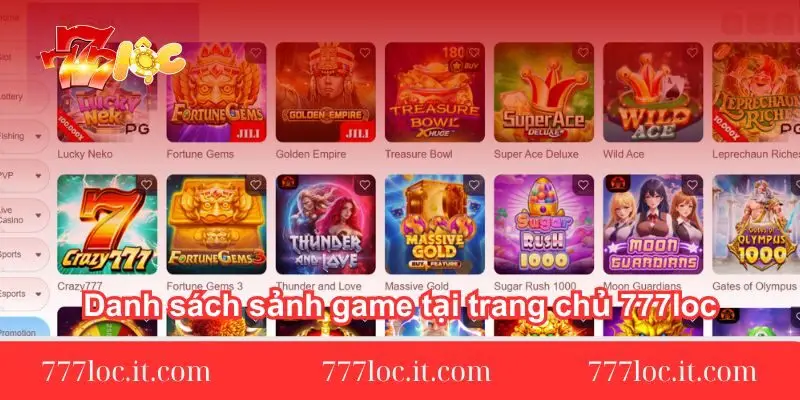 danh sach sanh game tai trang chu 777loc 1 danh sach sanh game tai trang chu 777loc 1