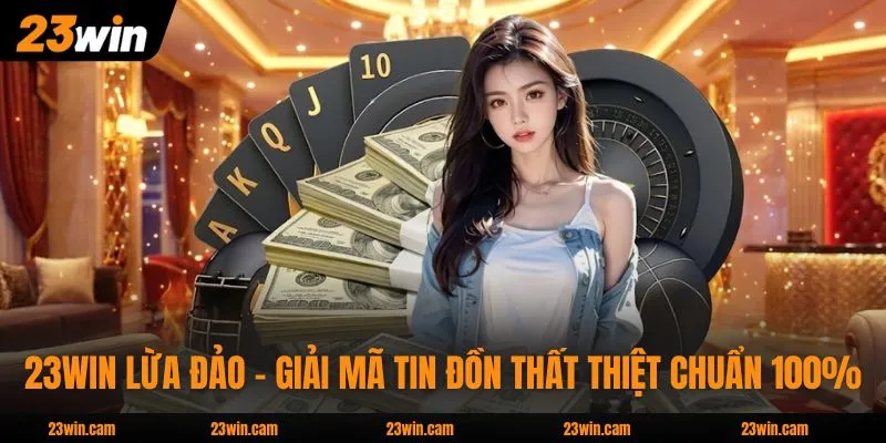 23WIN Lừa Đảo - Giải Mã Tin Đồn Thất Thiệt Chuẩn 100% 1 23WIN Lừa Đảo - Giải Mã Tin Đồn Thất Thiệt Chuẩn 100%